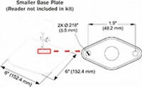 Bild von Microscan Montageplatte für MS-2,MS-3, MS-4 & Mini Serie