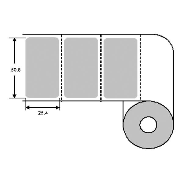 Bild von Etiketten Kit "M" 50,8x25,4mm