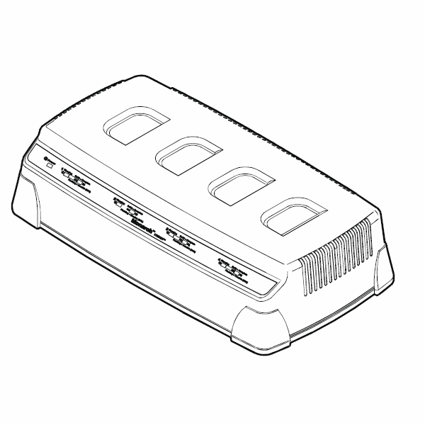 Bild von 4fach Batterieladegerät